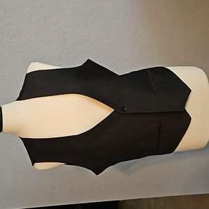 Black 3 button vest